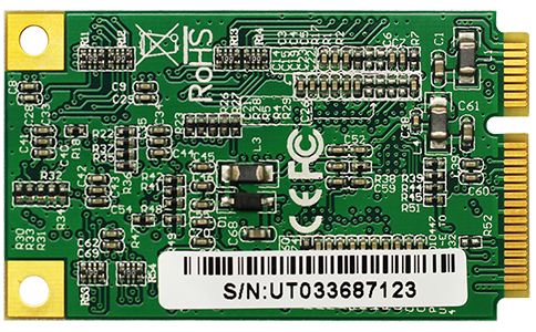 工業(yè)級(jí)迷你串口擴(kuò)展卡_UT-7784B Mini PCI-E轉(zhuǎn)4口RS-232高速多串口卡