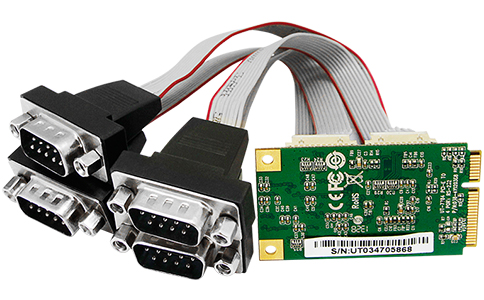 工業(yè)級迷你PCI-E擴展卡_UT-7884 Mini PCI-E轉(zhuǎn)4口RS-485/422高速多串口卡